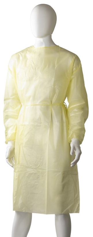 Polypropylene Coated Isolation Gowns