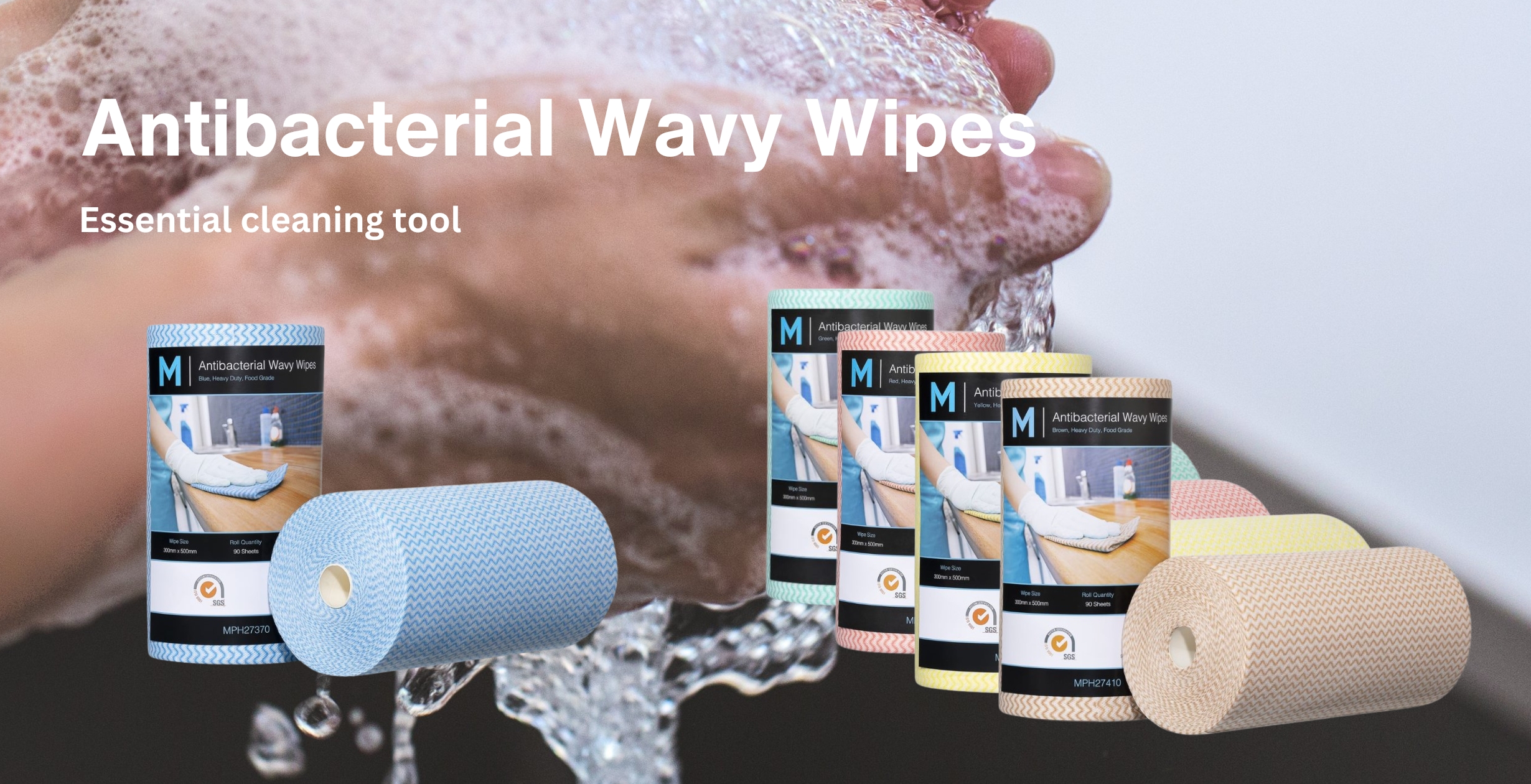 Antibacterial Wavy Wipes