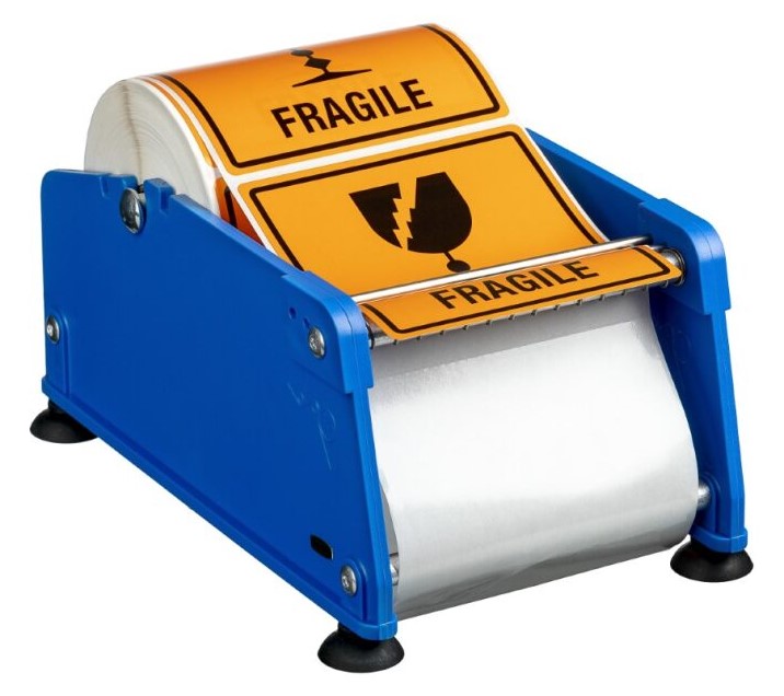 Adhesive Label Dispenser - Blue, 100mm Width