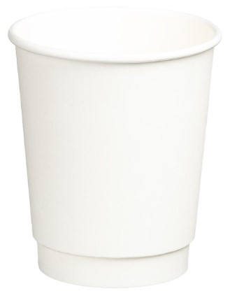 Double Wall PE Paper Cups White