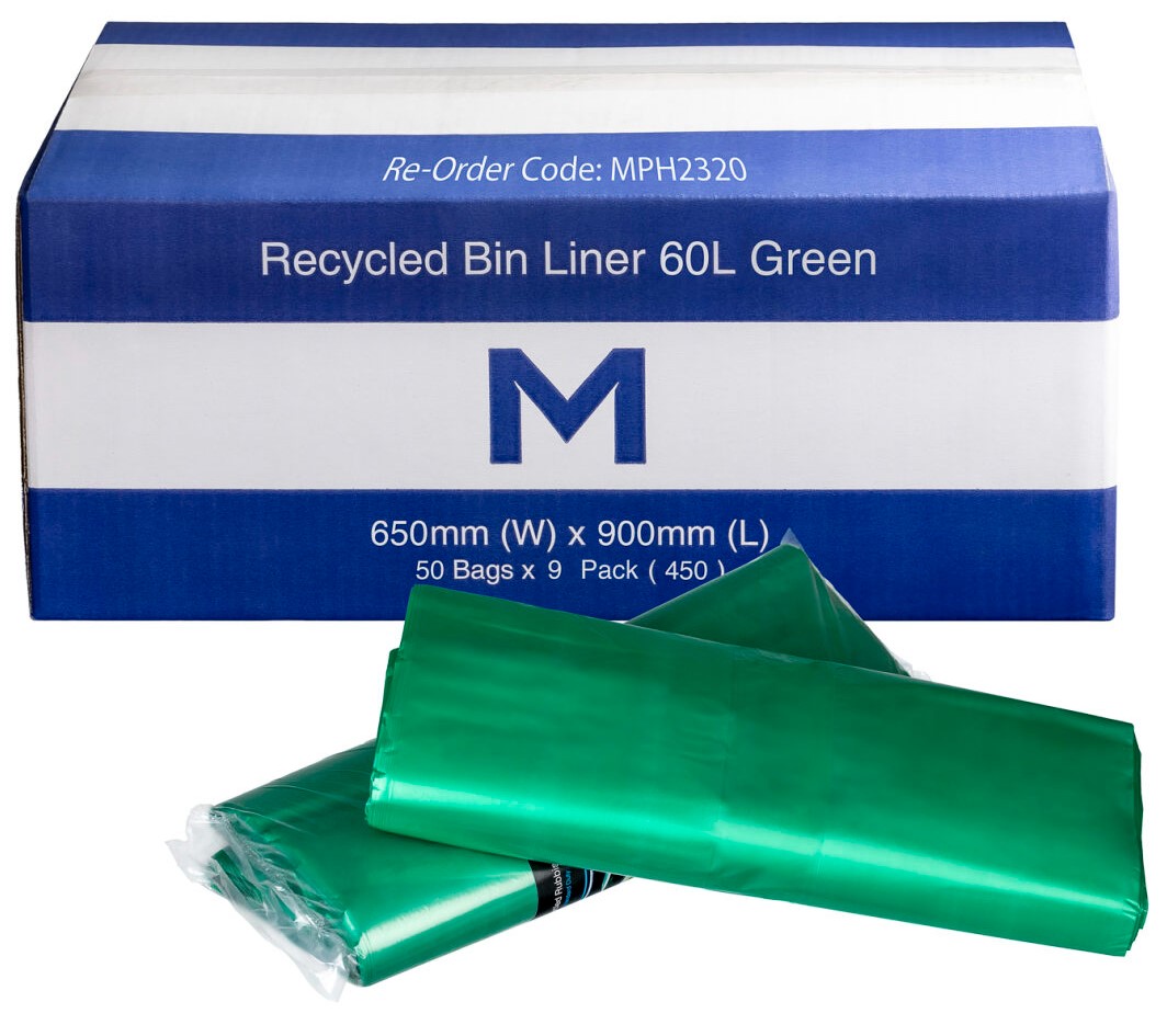 Recycled Bin Liners 60L