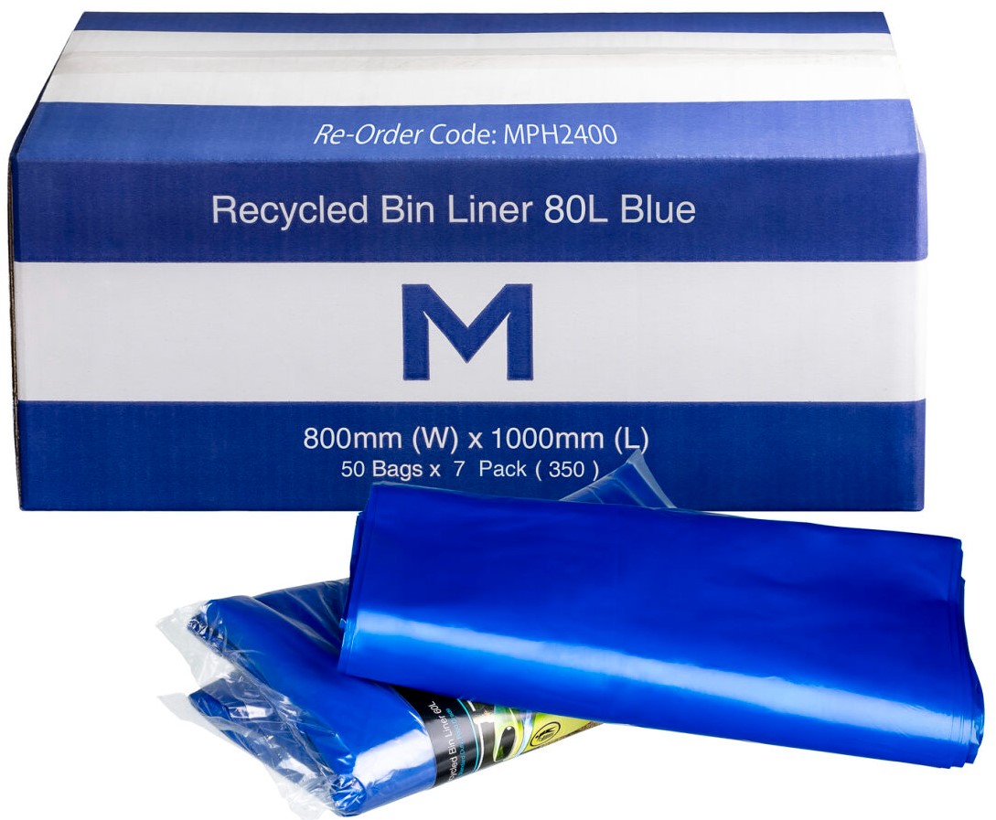 Recycled Bin Liners 80L