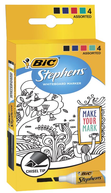 Bic Whiteboard Markers Chisel Tip